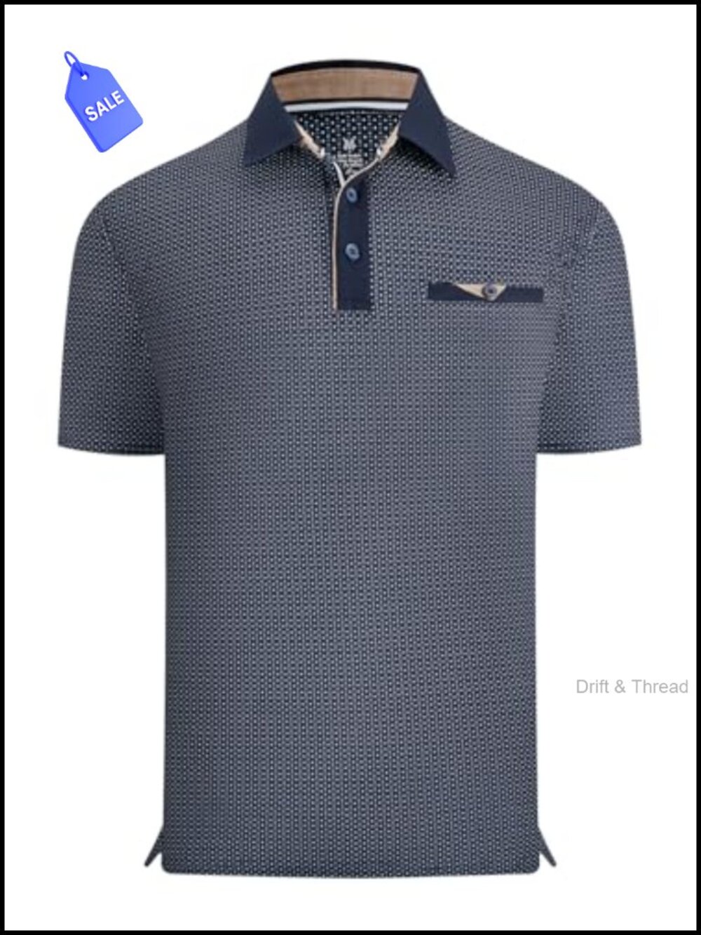 Men's Moisture Wicking Performance Golf Polo Short Sleeve